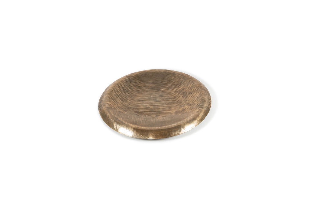 Wall plate antique gold - metal - small - Ø 40cm - p/1/4