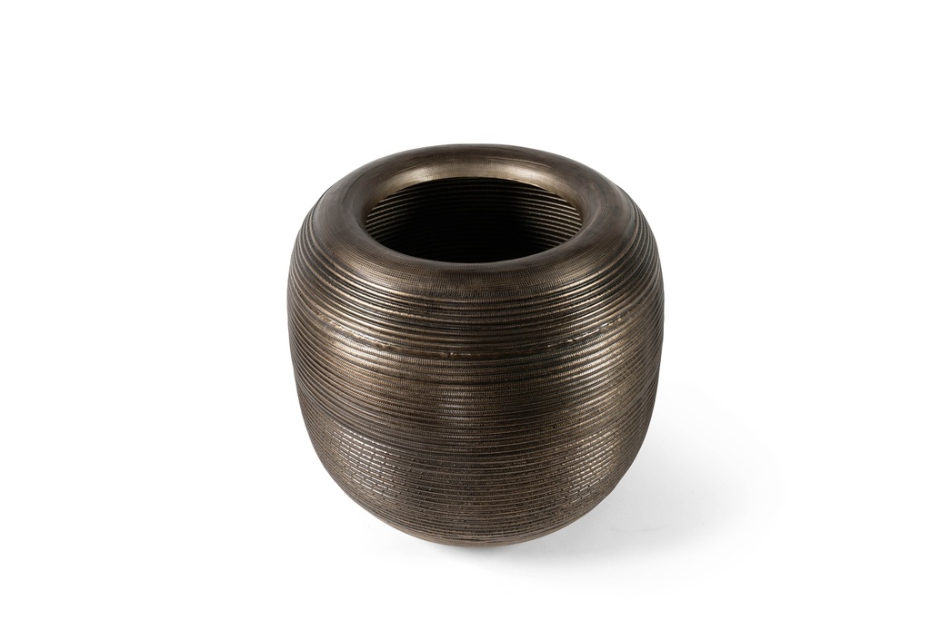 Planter ribbed with rounded border - Ø 58x50cm - p/1