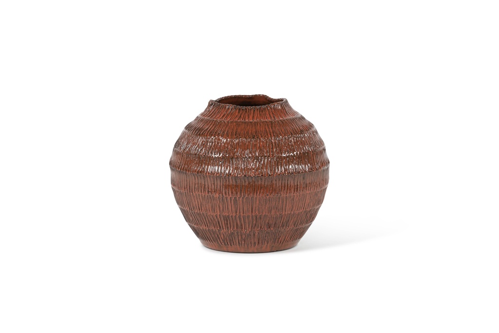 Vaze glazed bicolor orange - Ø27 - p 1/1