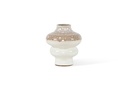 Vazed organic white cream glazed small - H 27 - p 2/1
