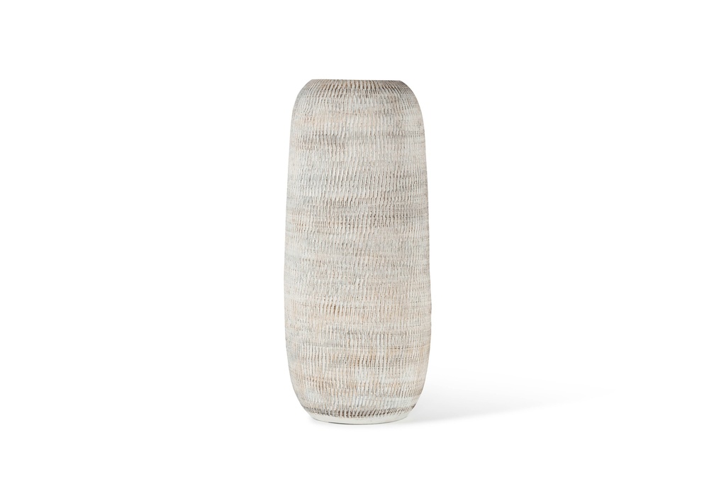 High vase texture creme big - Ø33 x 83cm - p 1