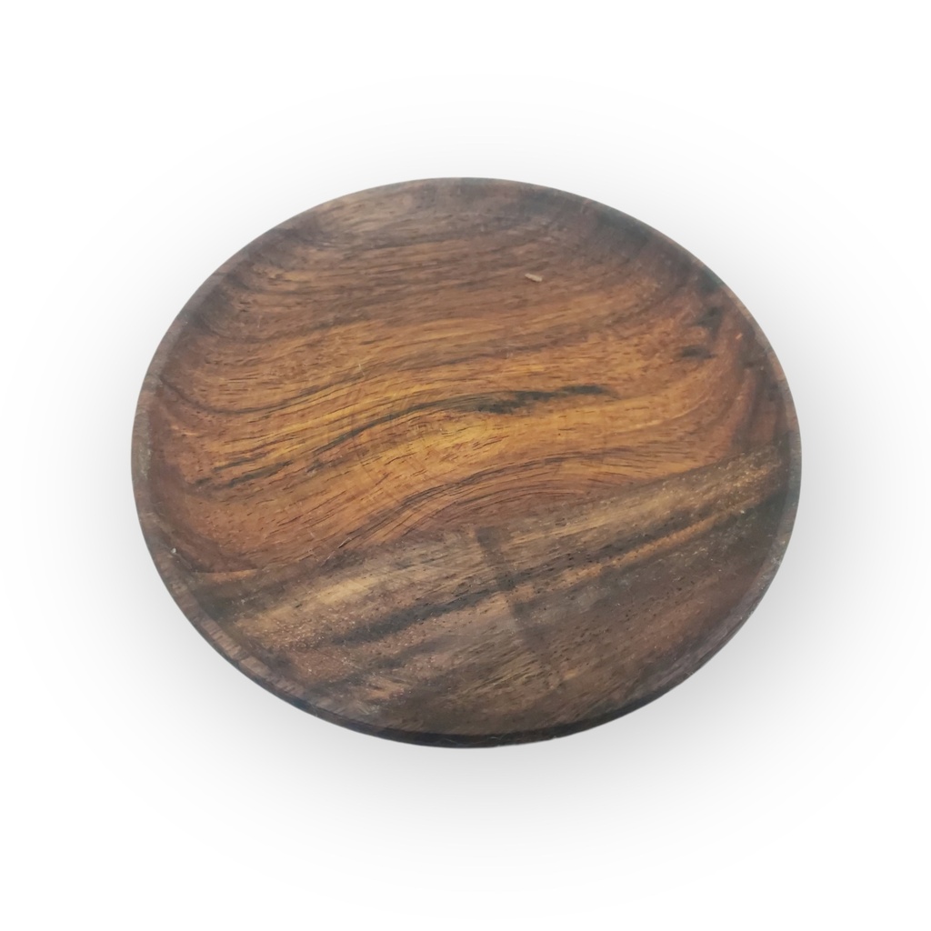 Wooden coaster natural oiled sheesham small - Ø10.5 x 0.8cm - p 4/72