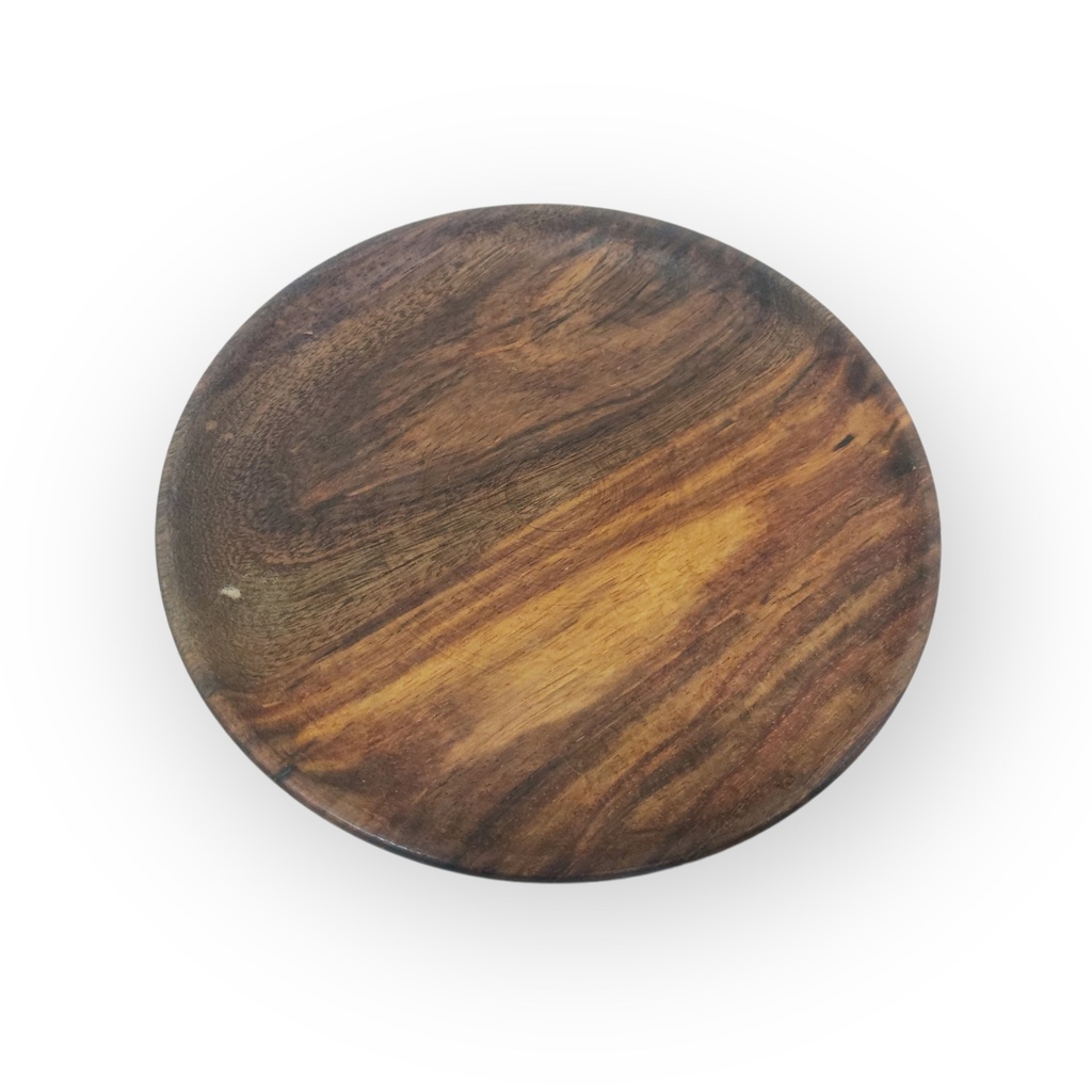 Wooden coaster natural oiled sheesham medium - Ø13.5 x 0.8cm - p 4/72