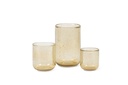 T-light holder bubble gold - Ø9 x 10cm - p 6/24 