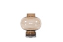 Boll T-light on stand - mocha - Ø20 x 22cm - p/1