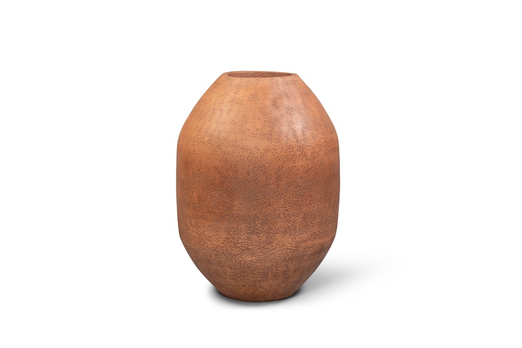 Planter oval terra cotta with linner - large - Ø68x93 - p/1/1