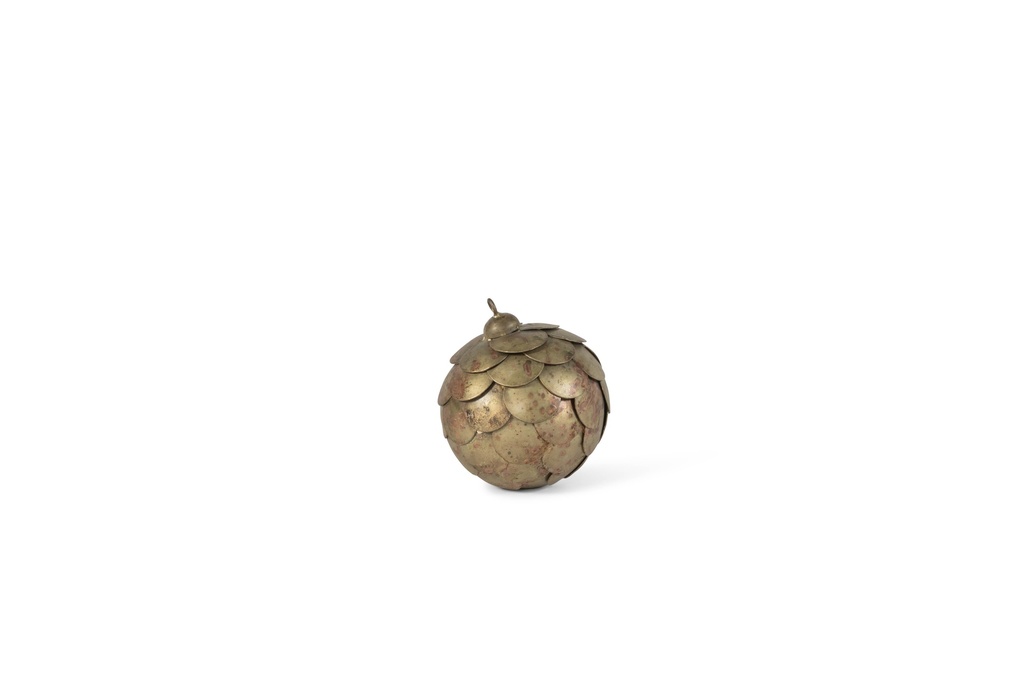 Hanging ball aged brass crackle medium - Ø8cm - p 4/64