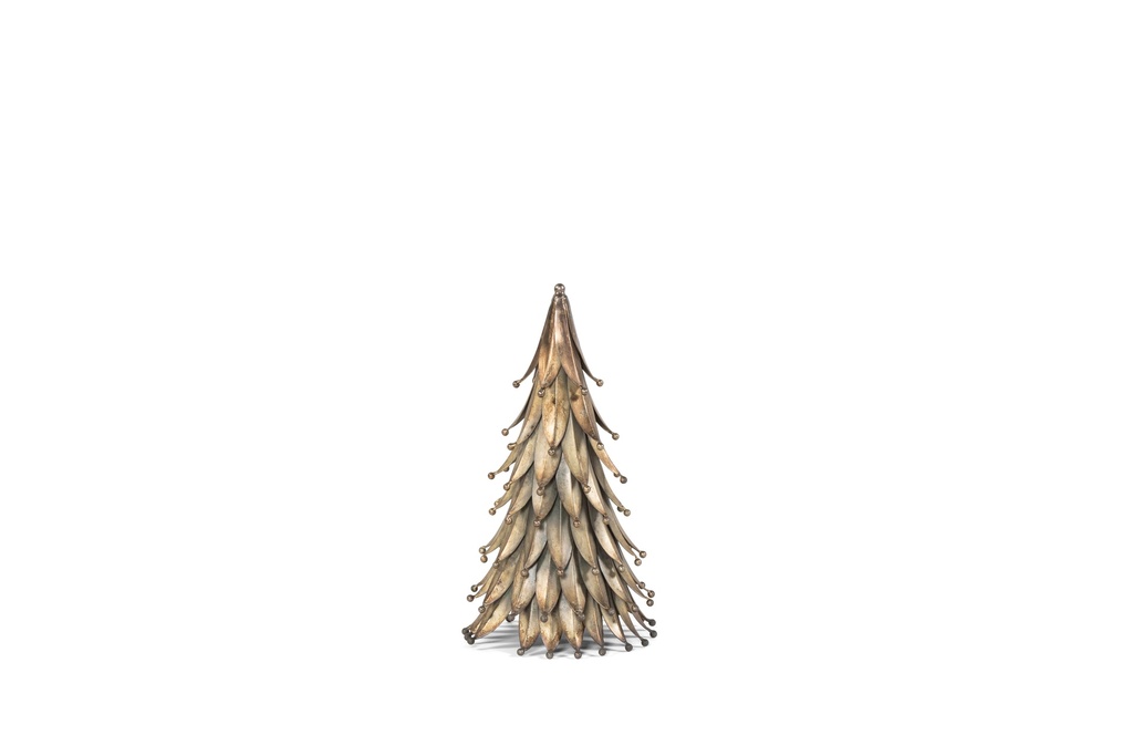 X-mass tree silver gold - medium - Ø16x30,5cm - p 2/12