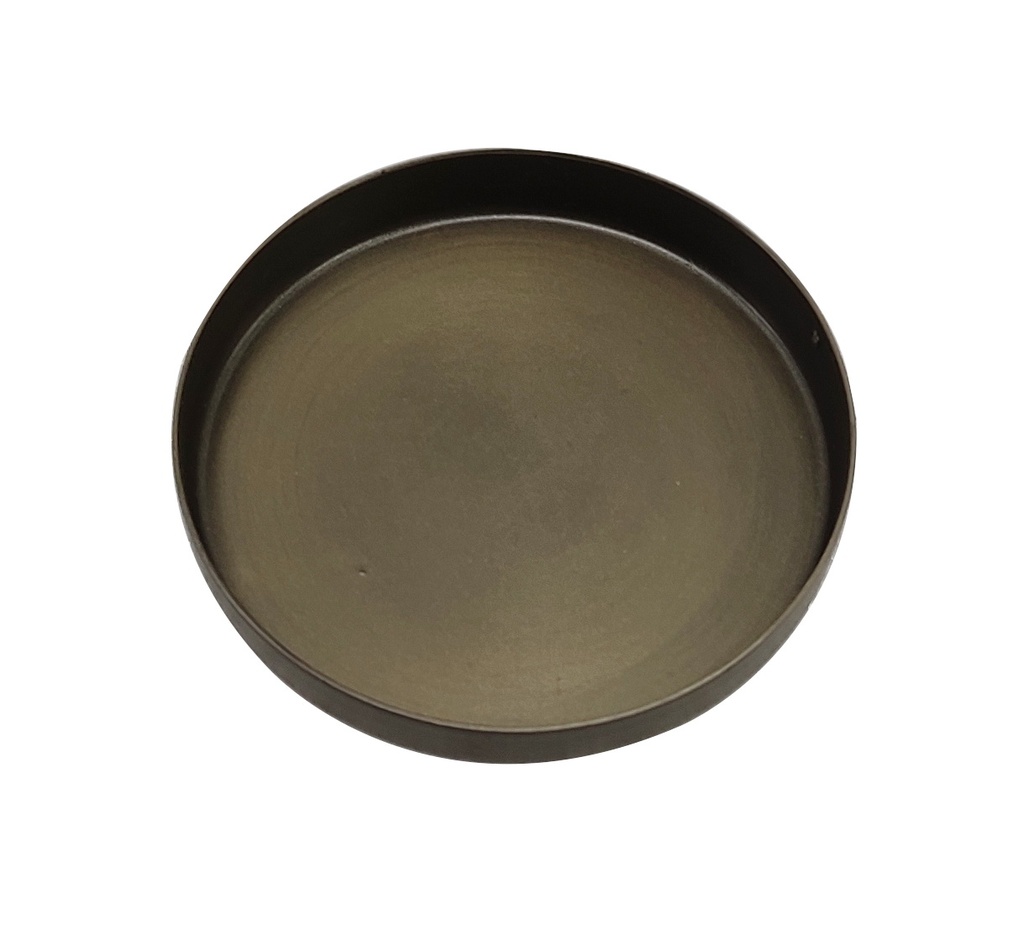 Candleplate for Ø5.7 - nickle antique - Ø6,7x1cm - p 4/96