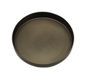 Candleplate for Ø7 - nickle antique - Ø8x1cm - p 4/96
