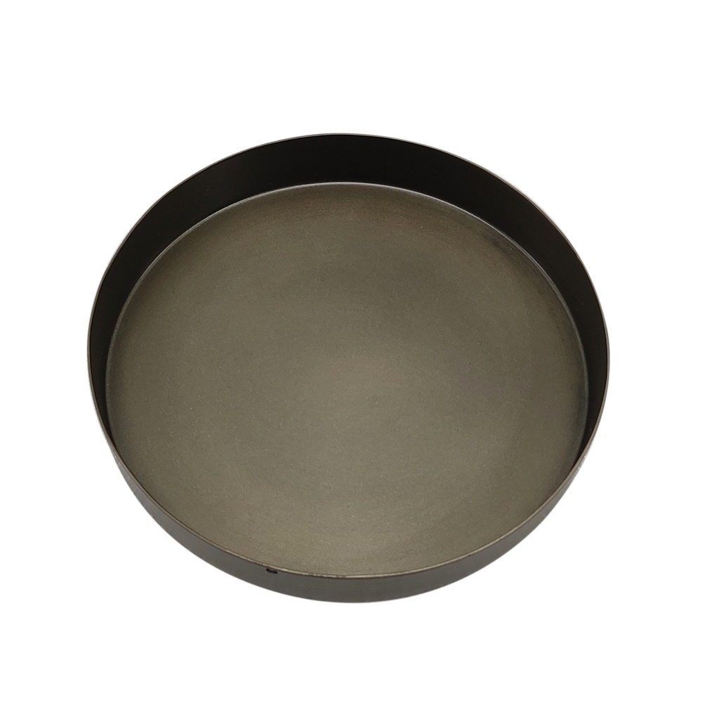 Candleplate for Ø10 - nickle antique - Ø11,4x1,5cm - p 2/48