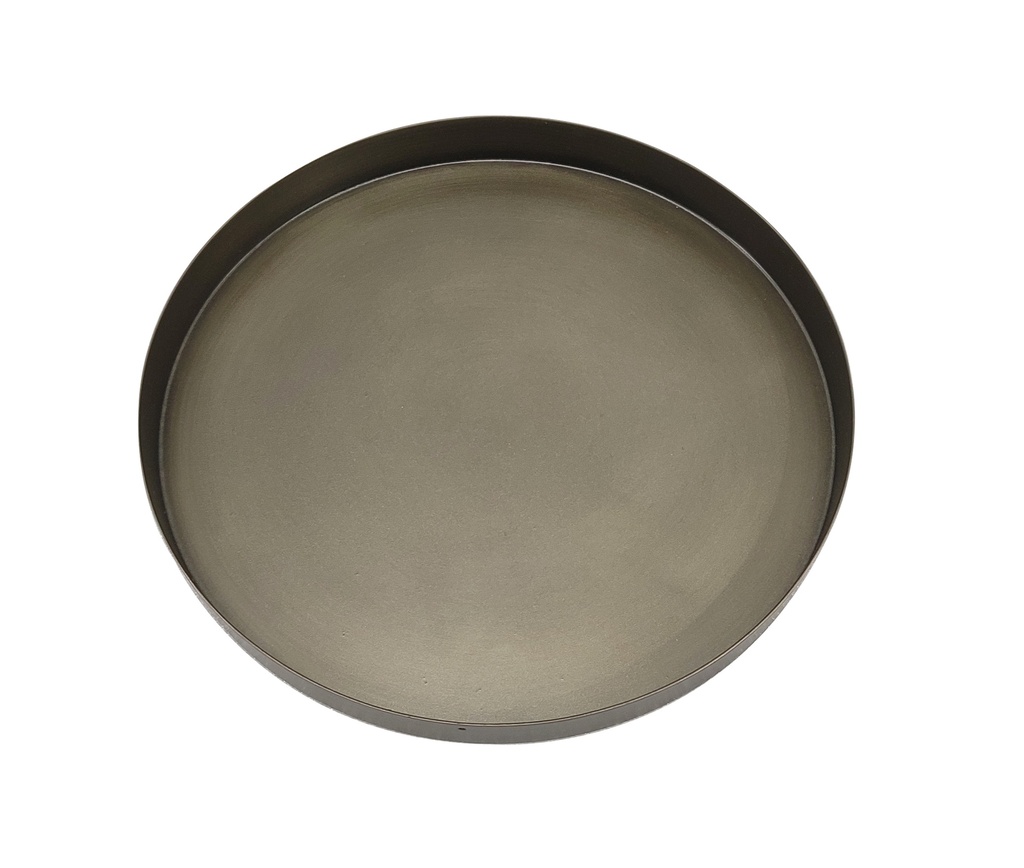 Candleplate for Ø15 - nickle antique - Ø16,4x1,5cm - p 2/36