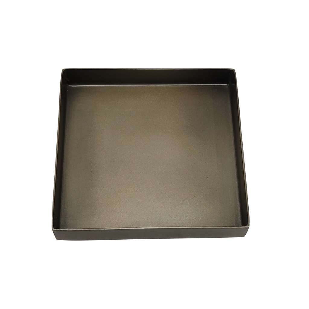 Candleplate for square Ø7,5 - nickle antique - Ø8,5x8,5x1,5cm - p 4/64