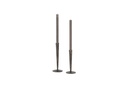 Handforged taperholder - bronze antique for tapers Ø2,1cm - set of 2 - H20cm/H25cm - p/2 sets