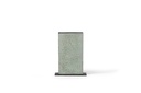 Vase rectangular green patina with bronze base - 21,5x7,5x35cm - p 1/6