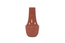 Vase lower texture upper enamel terra cotta large - Ø28x62cm - p 1/4