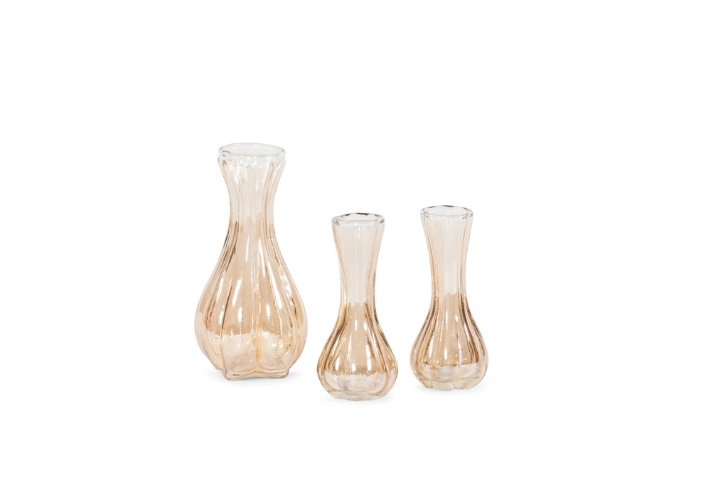 Soliflower organic - gold - luster -small - Ø5x13cm - p/4/24