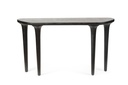 Console organic smooth - black wood - 130x37x74cm - p/1/1