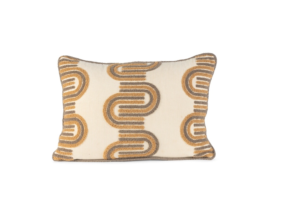 Cushion embroidery multi with filler - 40x60cm - p/1/1