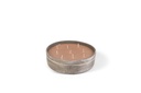 Terracotta indoor candle - round - choco aged - Ø 27 x 8cm - 9 int. coton wick - p/2