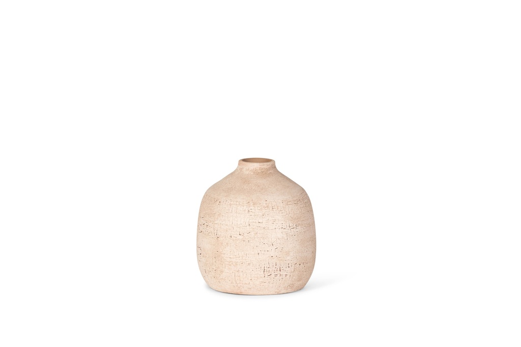 Vase rude soft terracotta - Small - Ø20x21cm - P/2