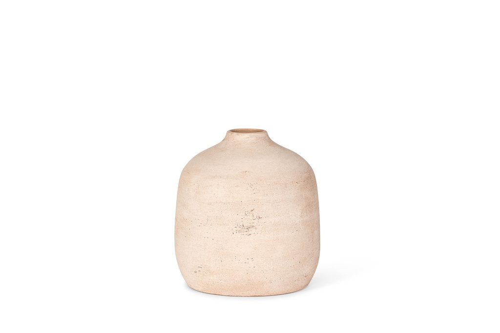 Vase rude soft terracotta - Big - Ø28x29cm - P/1