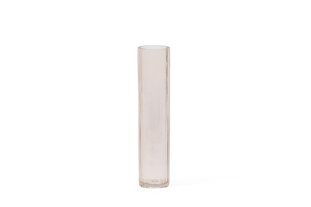 Vase multi sided sprayed pink - Ø7 x 30 - p 4 