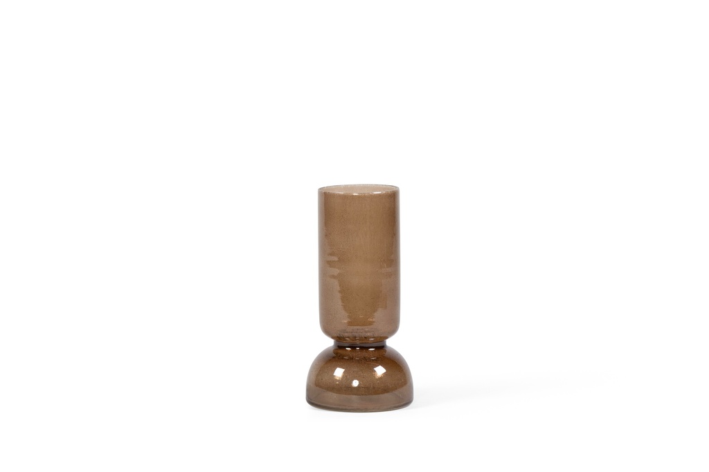 Vase foam sprayed smoke small - Ø11 x 23cm - p 2