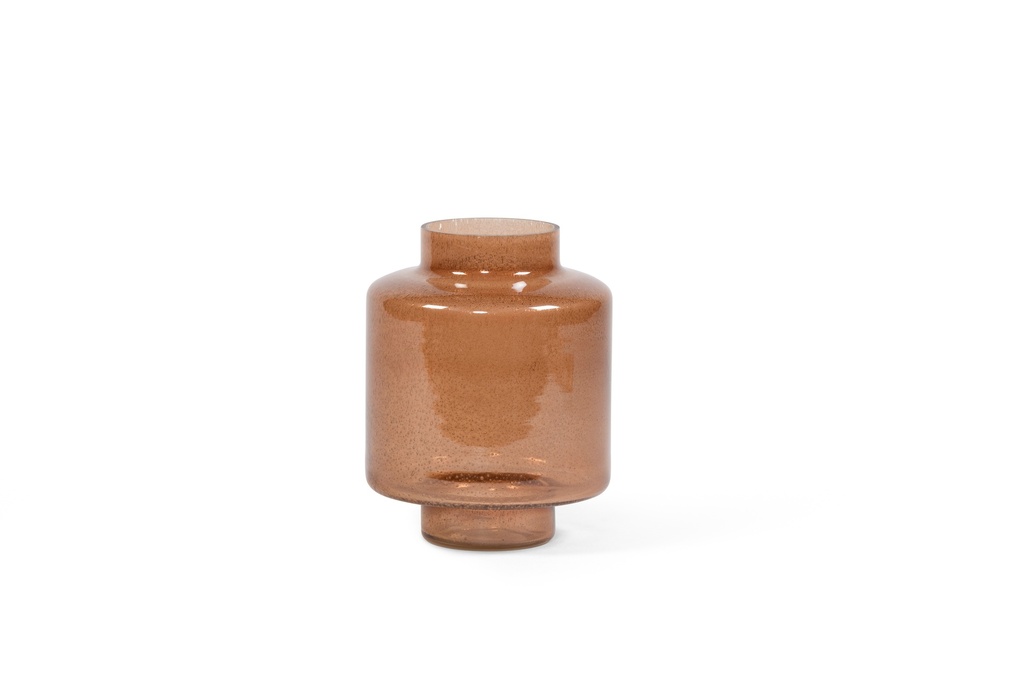Vase foam sprayed bronze small - Ø16.5 x 21cm - p 1 