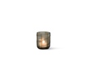 T-light holder handcutted smoke/clear small - Ø9 x 10cm - p 4