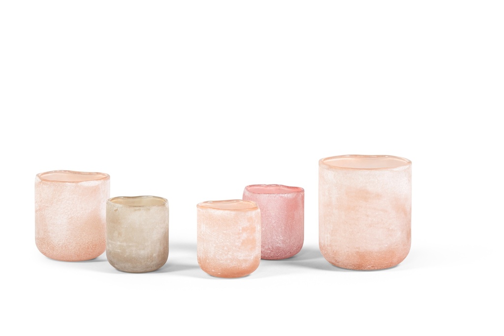 Votive frosted peach large - Ø11 x 12.5cm - p 2 