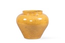 Planter reactive glazed ochre large - Ø45 x 38cm - p 1