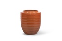 Planter reactive glazed salmon large - Ø31 x 36cm - p 1
