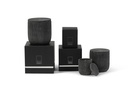Scented candle candlepot concrete black large - Ø14 x 15cm - 3 int.cot.wicks - p 2