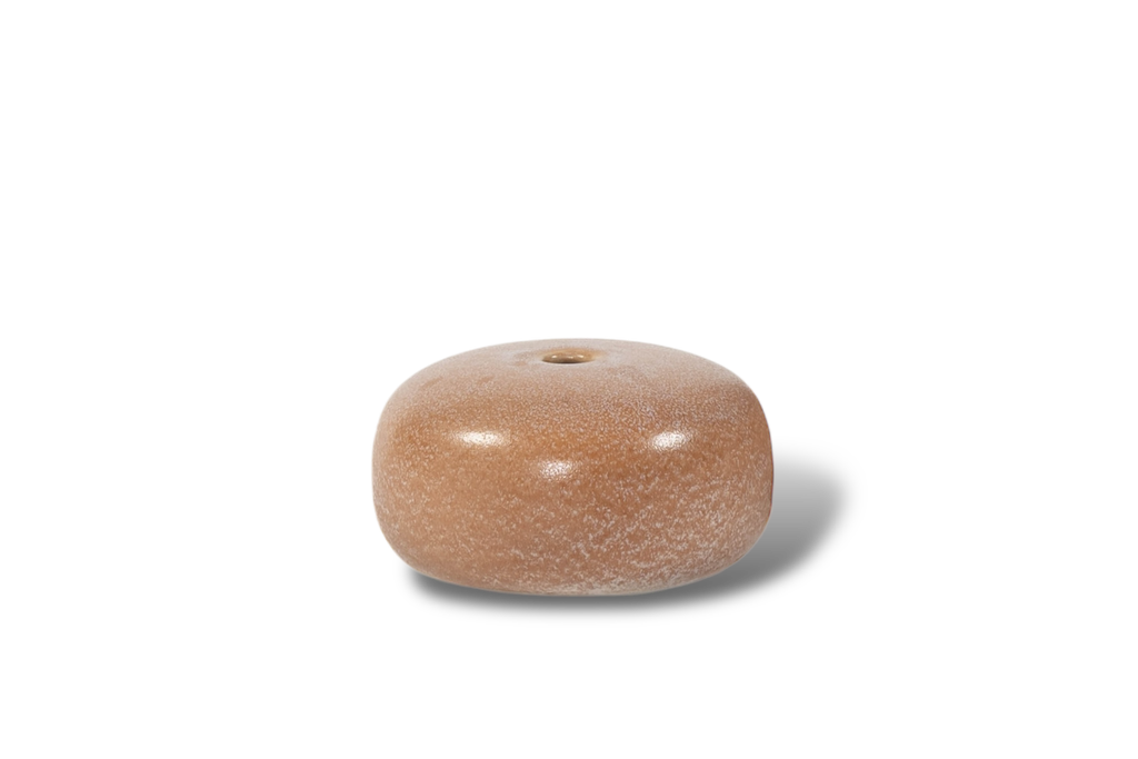 Set of 4 soliflowers reactif amber- terracotta - Ø9,5x5cm - p/1 set