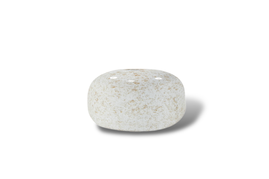 Set of 4 soliflowers reactif cream- terracotta - Ø9,5x5cm - p/1 set