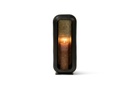 Standing rectangular candle holder nickle antique/gold antique leafing - 20 x 11,5 x 51 cm - p 1/4