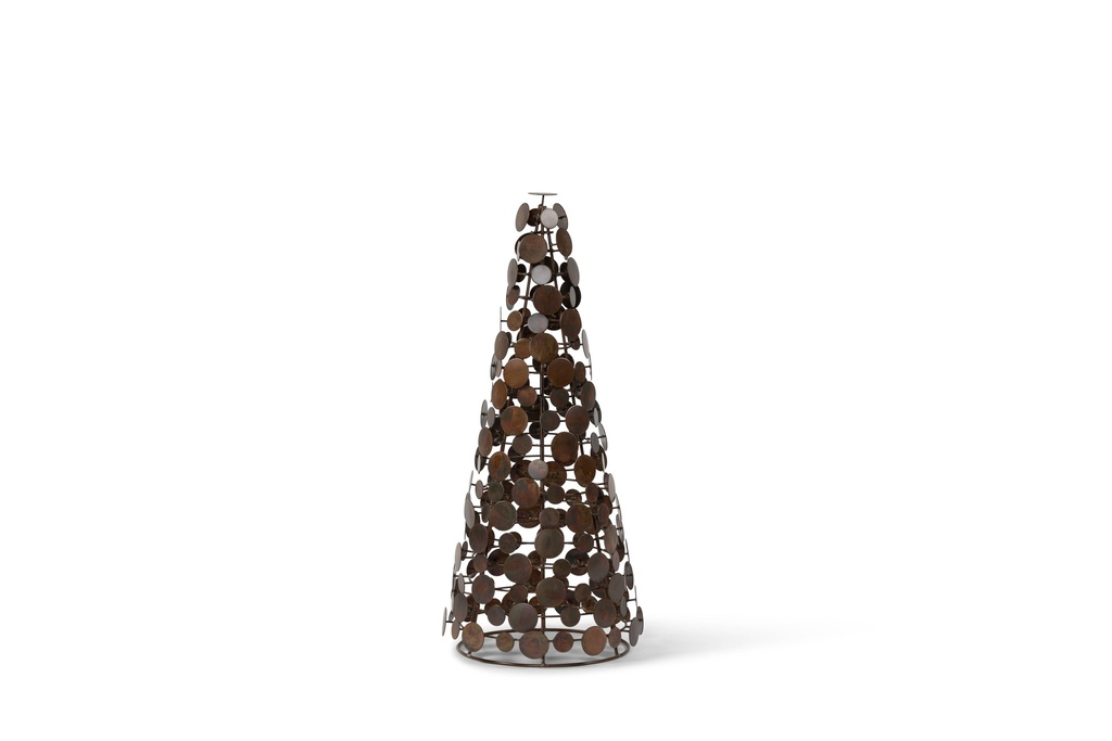 X-mas tree burned copper medium - Ø26 x 61 cm - p 1