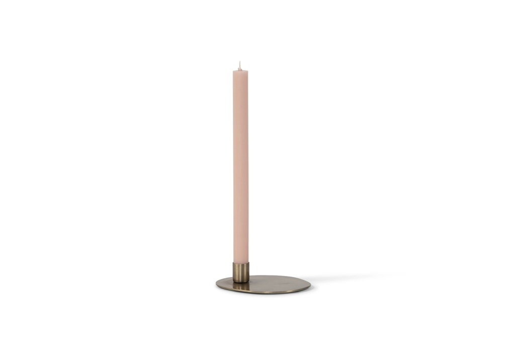 Taperholder copper antique - 12,5 x 10 x 2,5 cm - p 2 /60