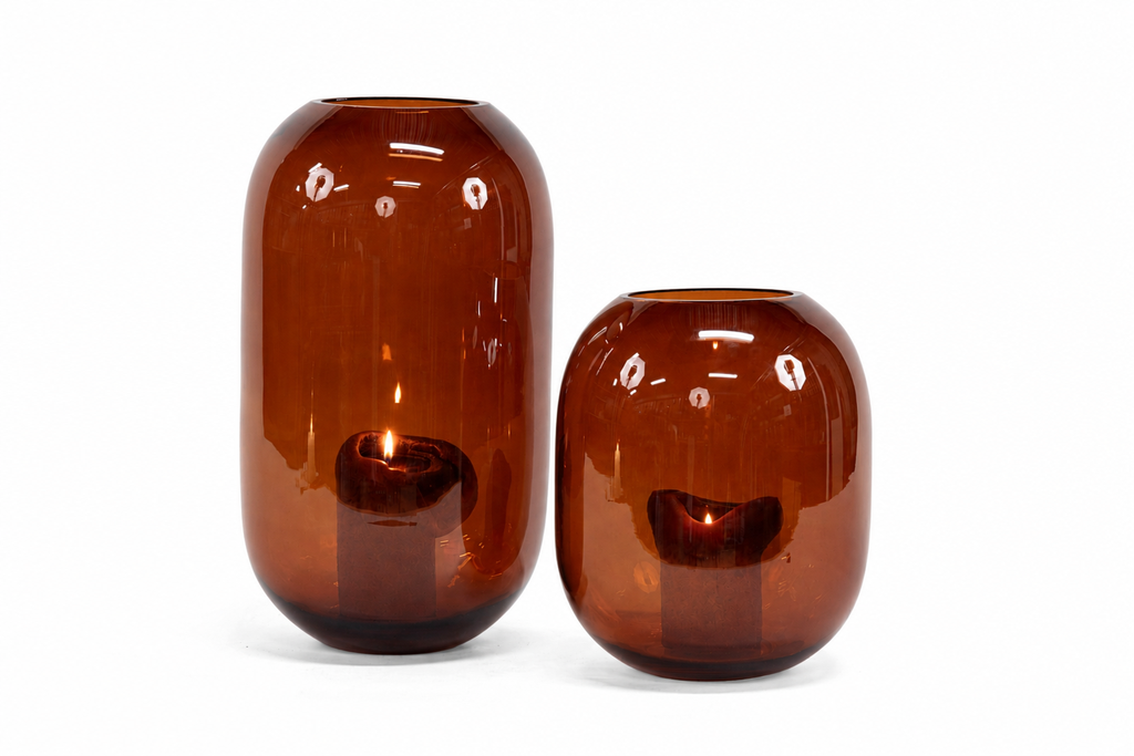 Cocoon vase small - brown - Ø27 x 33cm - p 1